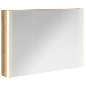 Koupelnová zrcadlová skříň Umělecký dub 103,5 x 15,5 x 70 cm - obrázek 2
