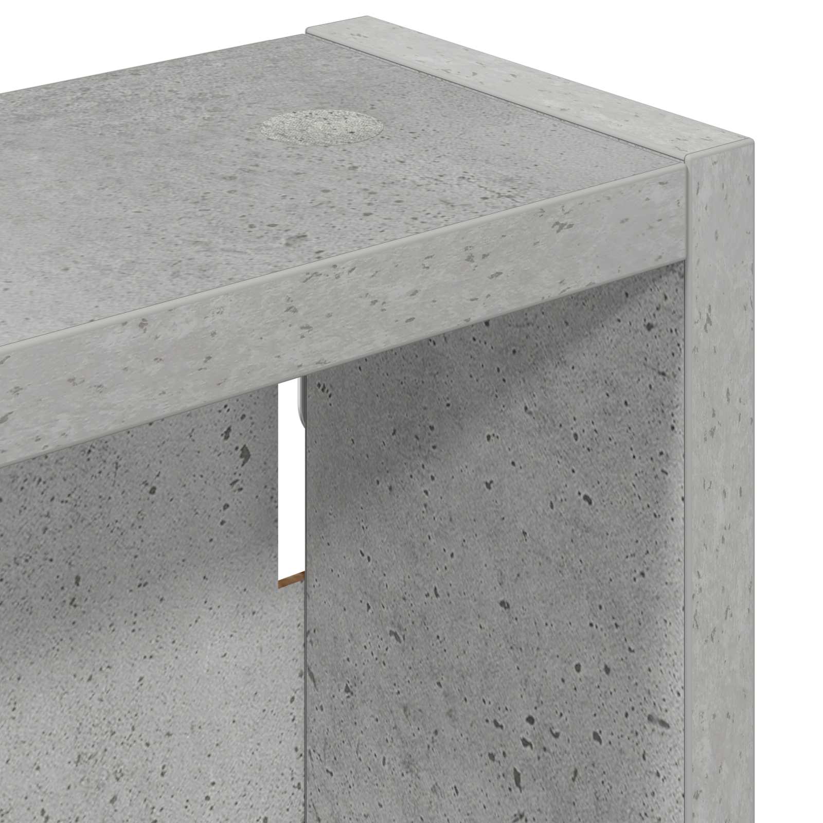 Koupelnová nástěnná skříňka Betonově Šedá 20 x 10 x 50 cm - obrázek 9