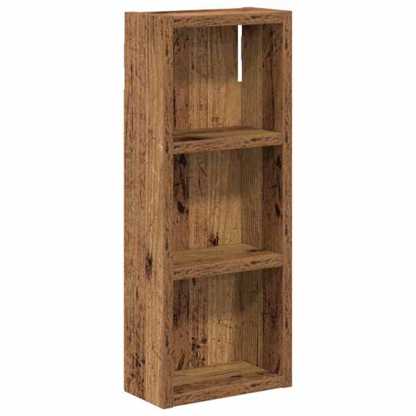 vidaXL Vannitoa seinakapp Vana puit 20 x 10 x 50 cm T&ouml;&ouml;deldud puit