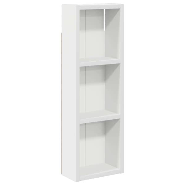 vidaXL Vannitoa seinakapp Valge 20 x 10 x 60,5 cm T&ouml;&ouml;deldud puit