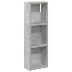Koupelnová nástěnná skříňka Betonově Šedá 20 x 10 x 60,5 cm - obrázek 2