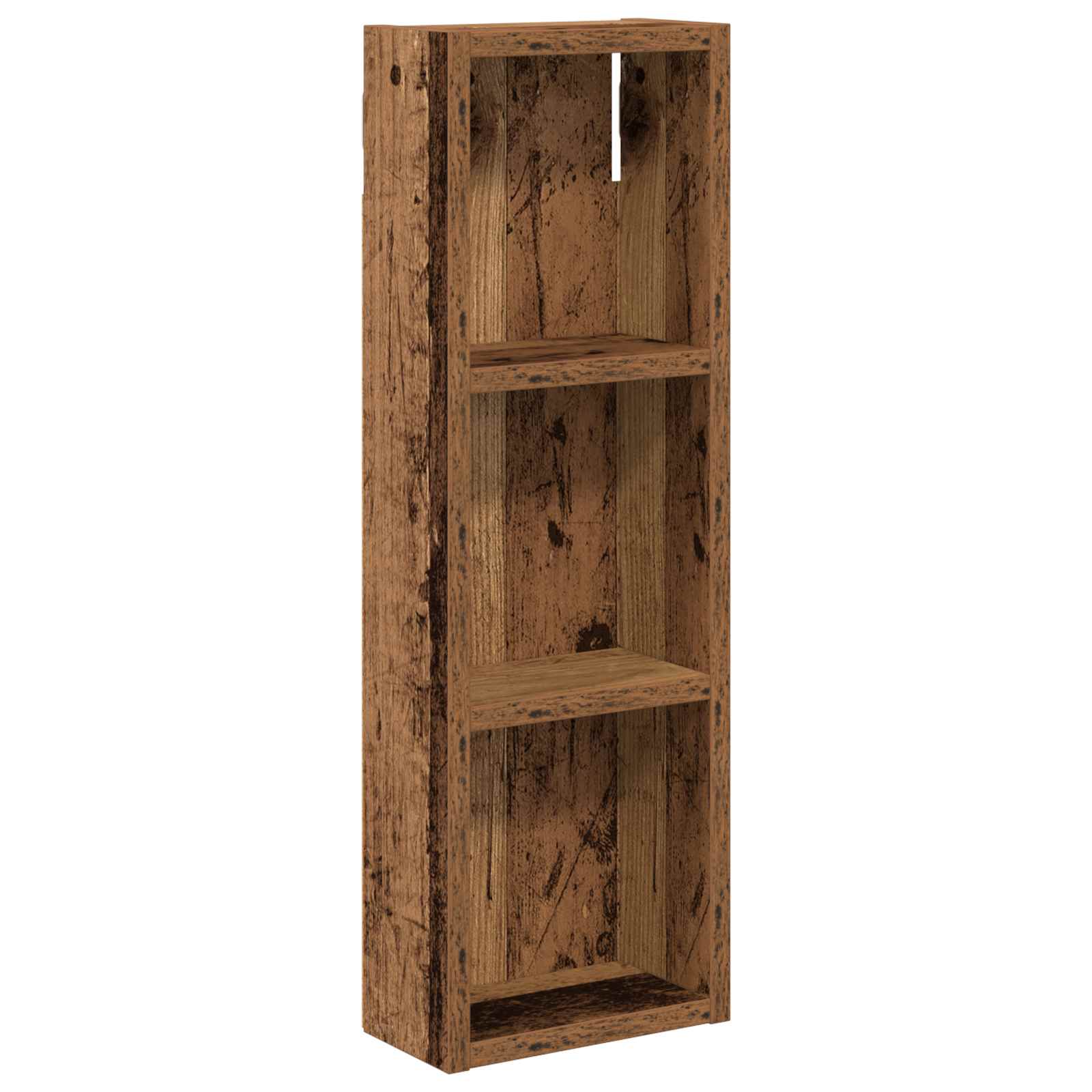 Koupelnová nástěnná skříňka Staré dřevo 20 x 10 x 60,5 cm - obrázek 2