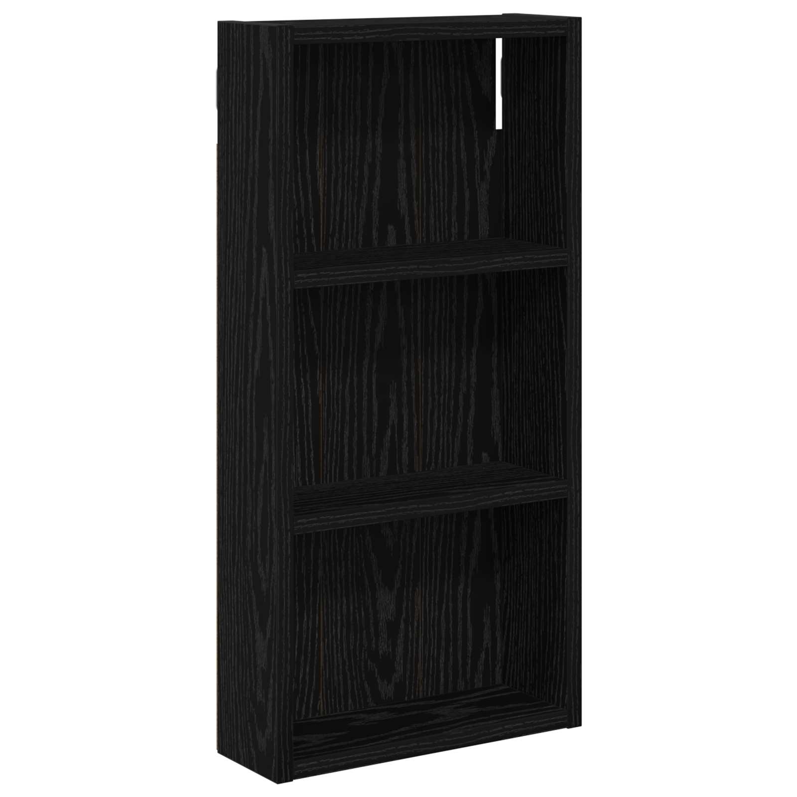 Koupelnová nástěnná skříňka Černý Dub 30 x 10 x 60,5 cm - obrázek 2