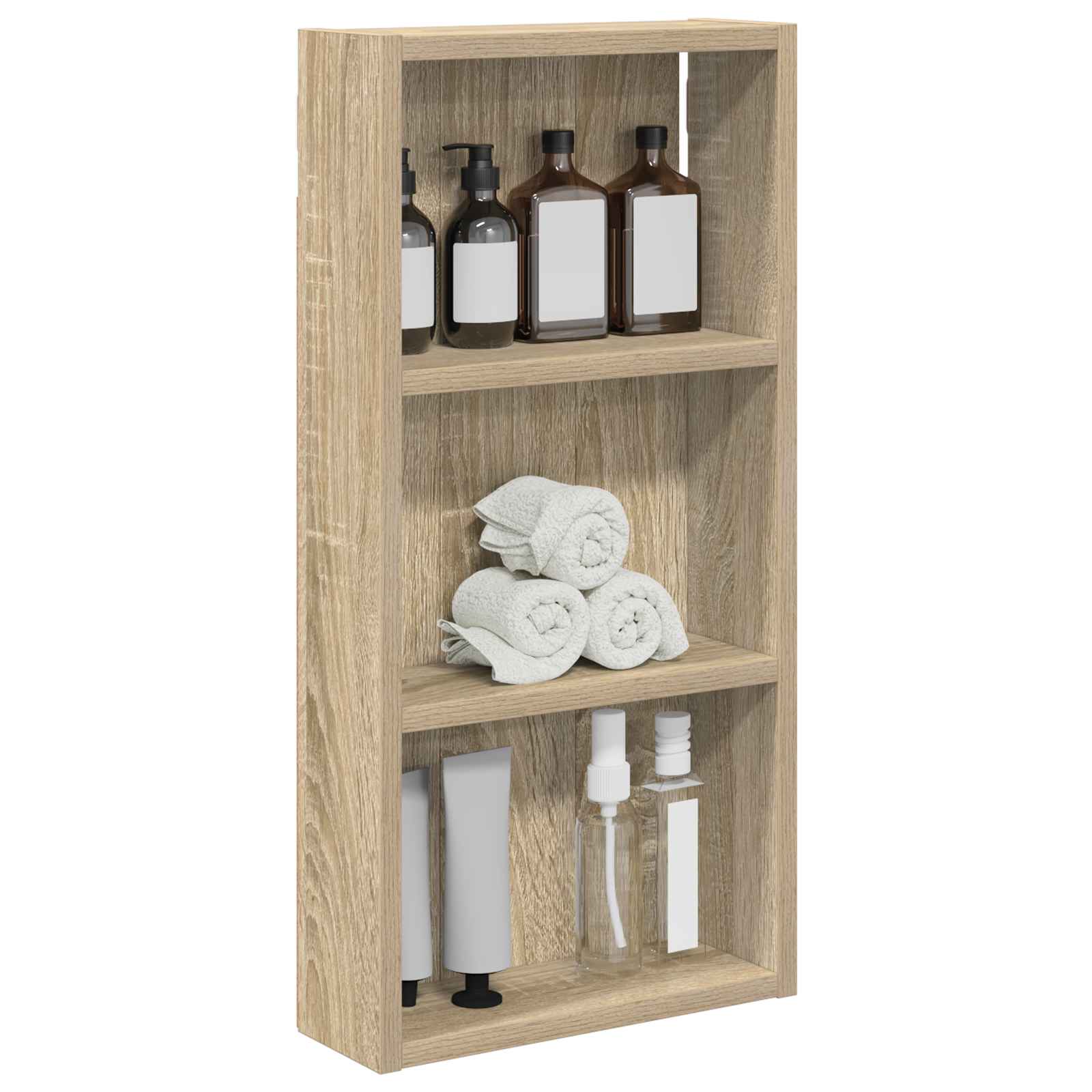 Koupelnová nástěnná skříňka Sonoma dub 30 x 10 x 60,5 cm - obrázek 3