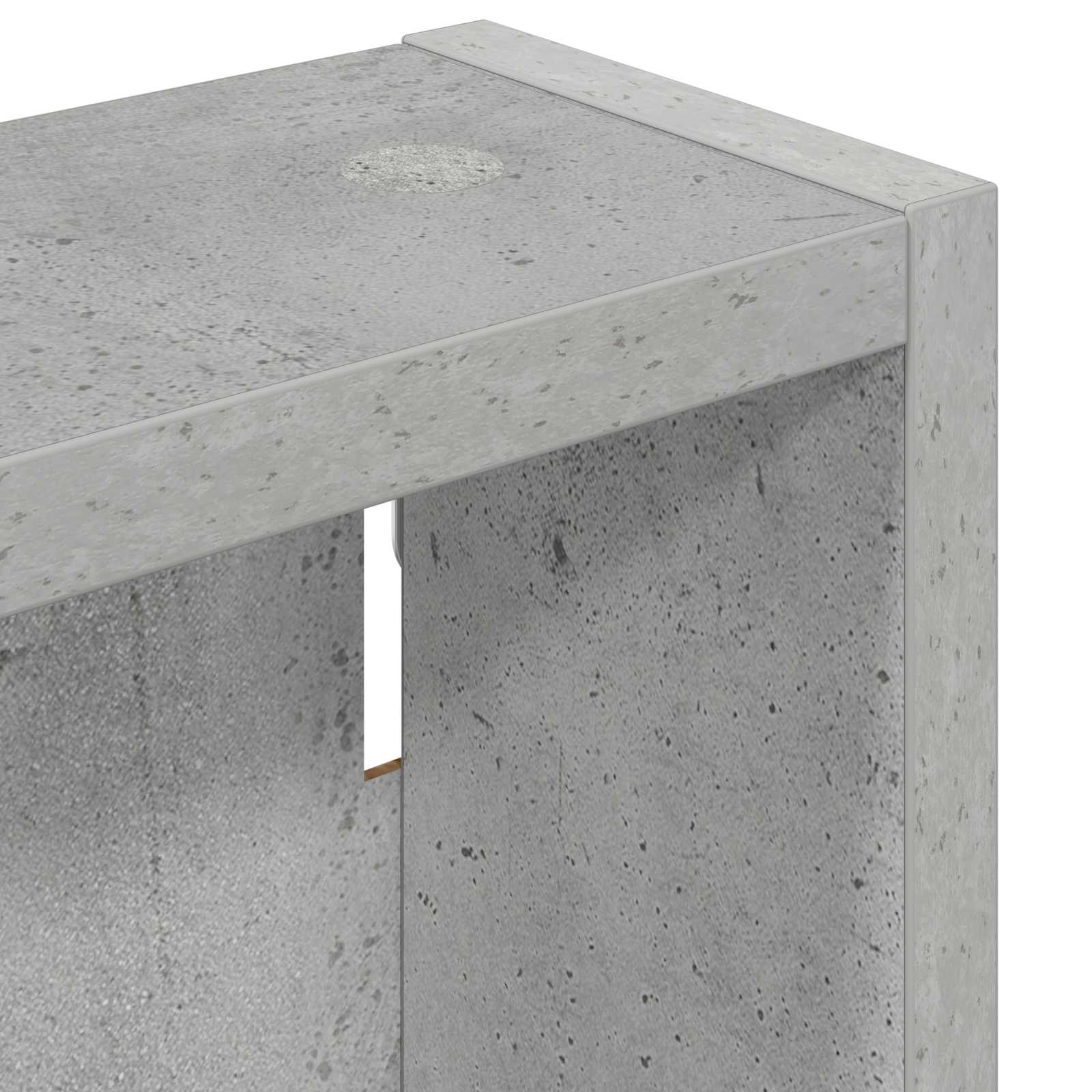 Koupelnová nástěnná skříňka Betonově Šedá 30 x 10 x 60,5 cm - obrázek 9