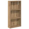 vidaXL Vannitoa seinakapp Artisan tamm 30 x 10 x 60,5 cm