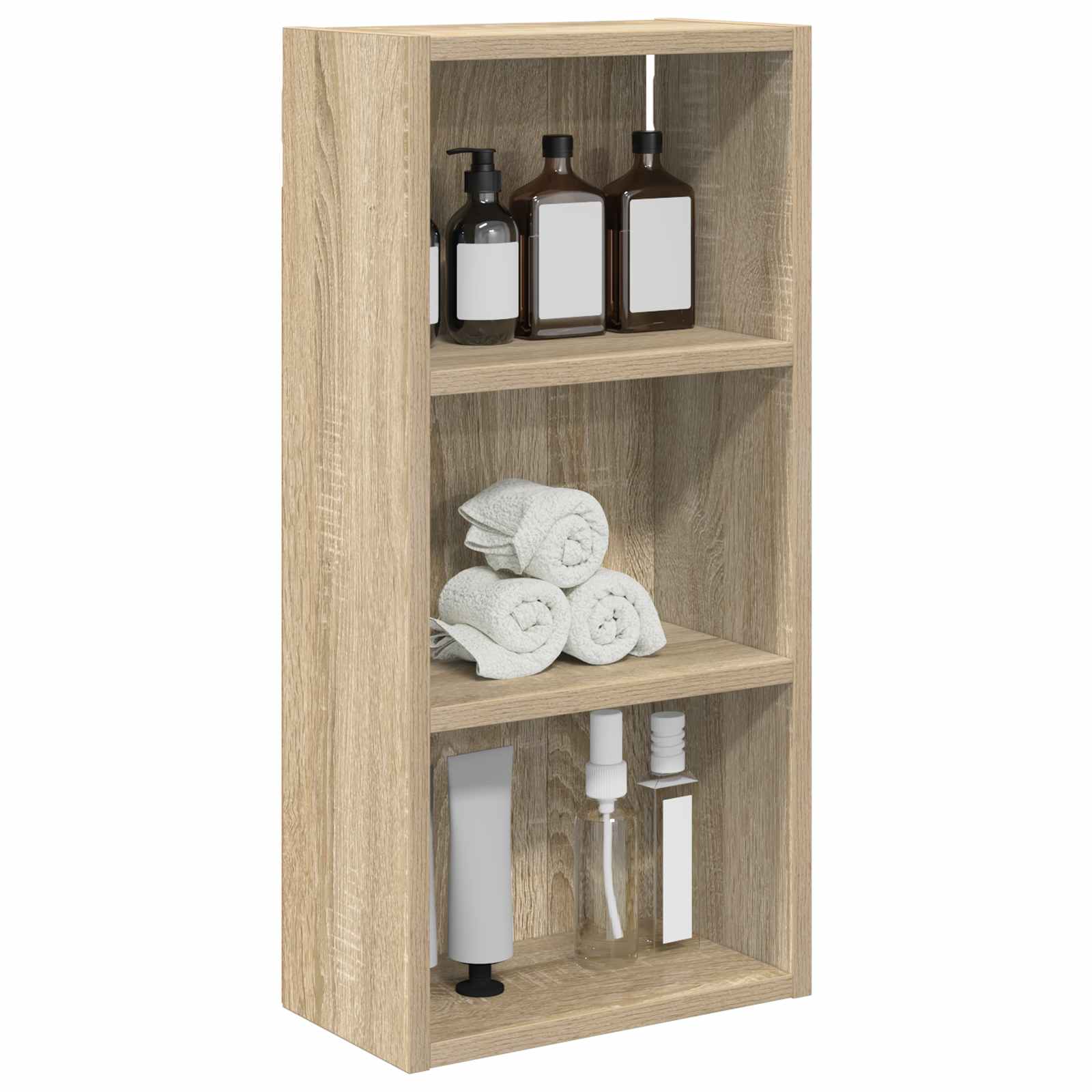 Koupelnová nástěnná skříňka Sonoma dub 30 x 16 x 62,5 cm - obrázek 3