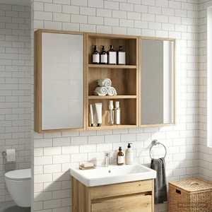 Kopalna stenska omarica s polico Oreh 40 x 10 x 60,5 cm