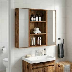 Kopalna stenska omarica s polico Star les 40 x 14 x 70 cm