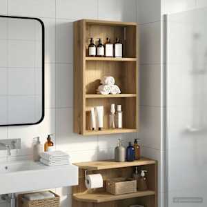 Kopalna stenska omarica s polico Oreh 40 x 14 x 70 cm