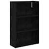 vidaXL Vannitoa seinakapp Must Tamm 40 x 16 x 62,5 cm T&ouml;&ouml;deldud puit