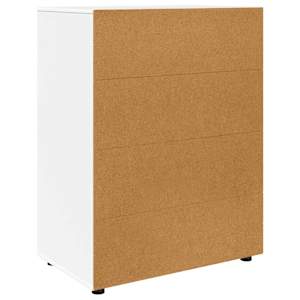 Úložné skříně 2 pcs Bílá 80 x 48 x 105 cm kompozitní dřevo - obrázek 10