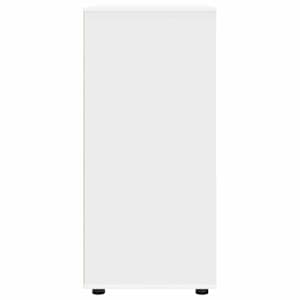 Úložné skříně 2 pcs Bílá 80 x 48 x 105 cm kompozitní dřevo - obrázek 9