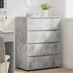 Úložné skříně 2 pcs Betonově šedá 80 x 48 x 105 cm - obrázek 5