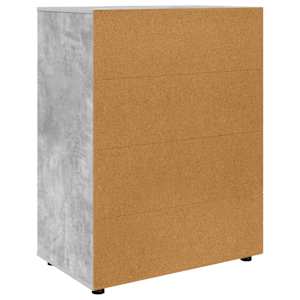 Úložné skříně 2 pcs Betonově šedá 80 x 48 x 105 cm - obrázek 10