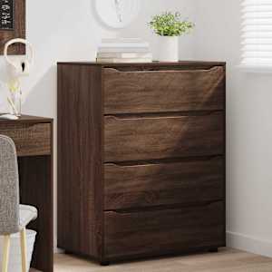 Úložné skříně 2 pcs Hnědý dub 80 x 48 x 105 cm kompozitní dřevo - obrázek 5