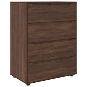 Úložné skříně 2 pcs Hnědý dub 80 x 48 x 105 cm kompozitní dřevo - obrázek 2