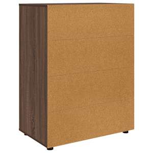 Úložné skříně 2 pcs Hnědý dub 80 x 48 x 105 cm kompozitní dřevo - obrázek 10