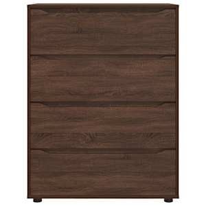 Úložné skříně 2 pcs Hnědý dub 80 x 48 x 105 cm kompozitní dřevo - obrázek 8