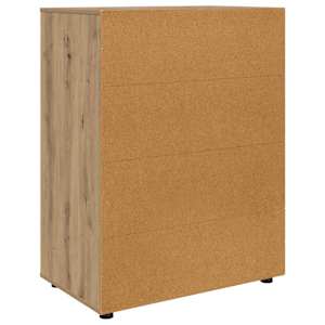 Úložné skříně 80 x 48 x 105 cm kompozitní dřevo Artisanový dub - obrázek 10