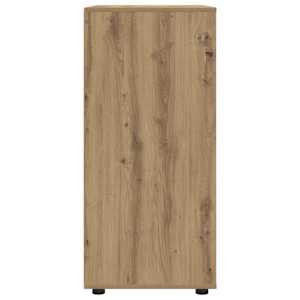 Úložné skříně 80 x 48 x 105 cm kompozitní dřevo Artisanový dub - obrázek 9