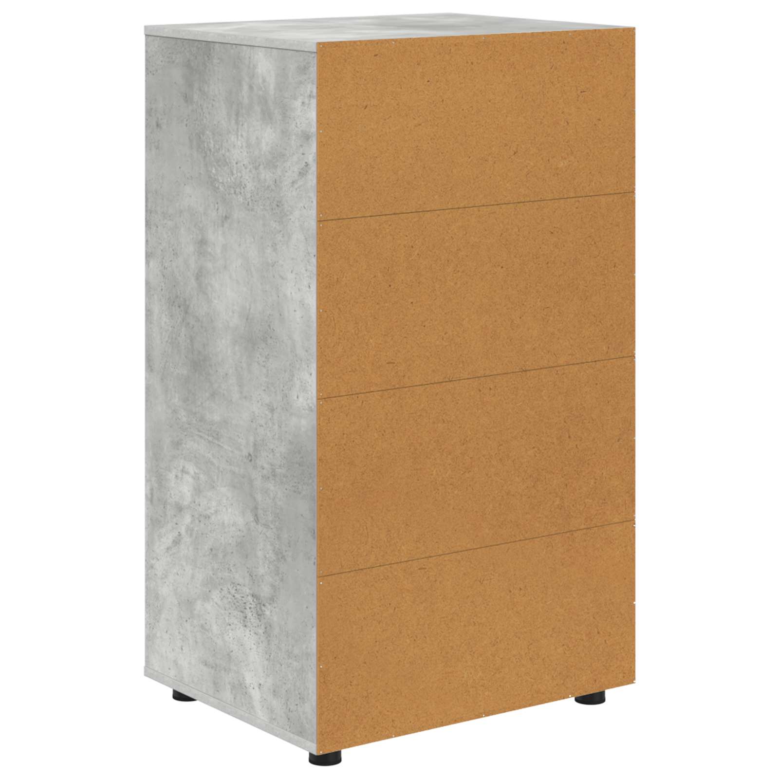 Säilytyskaapit Betoni Harmaa 60 x 48 x 105 cm Tekninen puu - Image 10