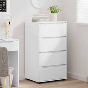 Úložné skříně 2 pcs Vysoce lesklá bílá 60 x 48 x 105 cm - obrázek 5