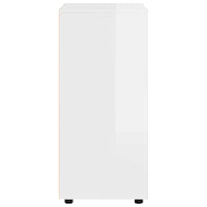 Úložné skříně 2 pcs Vysoce lesklá bílá 60 x 48 x 105 cm - obrázek 9