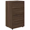 vidaXL Ladustamiskapid 60 x 48 x 105 cm Tehispuit Pruun tamme