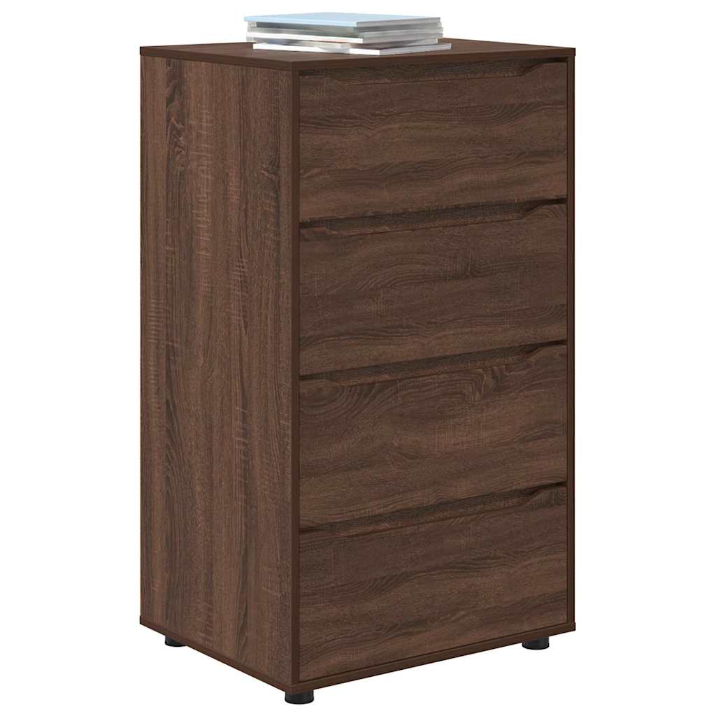 Thumbnail - vidaXL Stauraumschränke 2 pcs Braun Eichen-Optik 60 x 48 x 105 cm