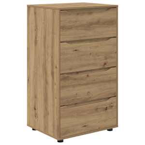 Úložné skříně 60 x 48 x 105 cm kompozitní dřevo Artisanový dub - obrázek 2