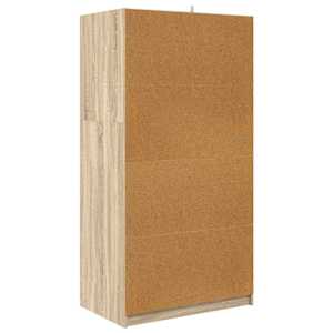Koupelnová skříň Sonoma dub 79,5 x 49 x 156 cm kompozitní dřevo - obrázek 9