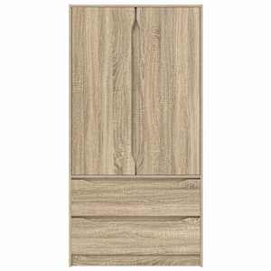 Koupelnová skříň Sonoma dub 79,5 x 49 x 156 cm kompozitní dřevo - obrázek 7