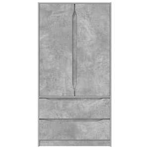 Koupelnová skříň se zásuvkou Betonově šedá 79,5 x 49 x 156 cm - obrázek 7