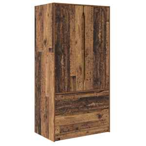 Koupelnová skříň se zásuvkou Staré dřevo 79,5 x 49 x 156 cm - obrázek 2