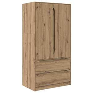 Šatní skříň Řemeslný Dub 79,5 x 49 x 156 cm Dřevěný materiál - obrázek 2