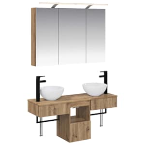 Sada koupelnových skříněk 4 pcs 100 x 14,5 x 70 cm - obrázek 2