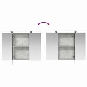 Sada koupelnových skříněk 4 pcs Betonově šedá Kompozitní dřevo - obrázek 12