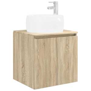 Sada koupelnových skříněk 4 pcs Dub sonoma Kompozitní dřevo - obrázek 5