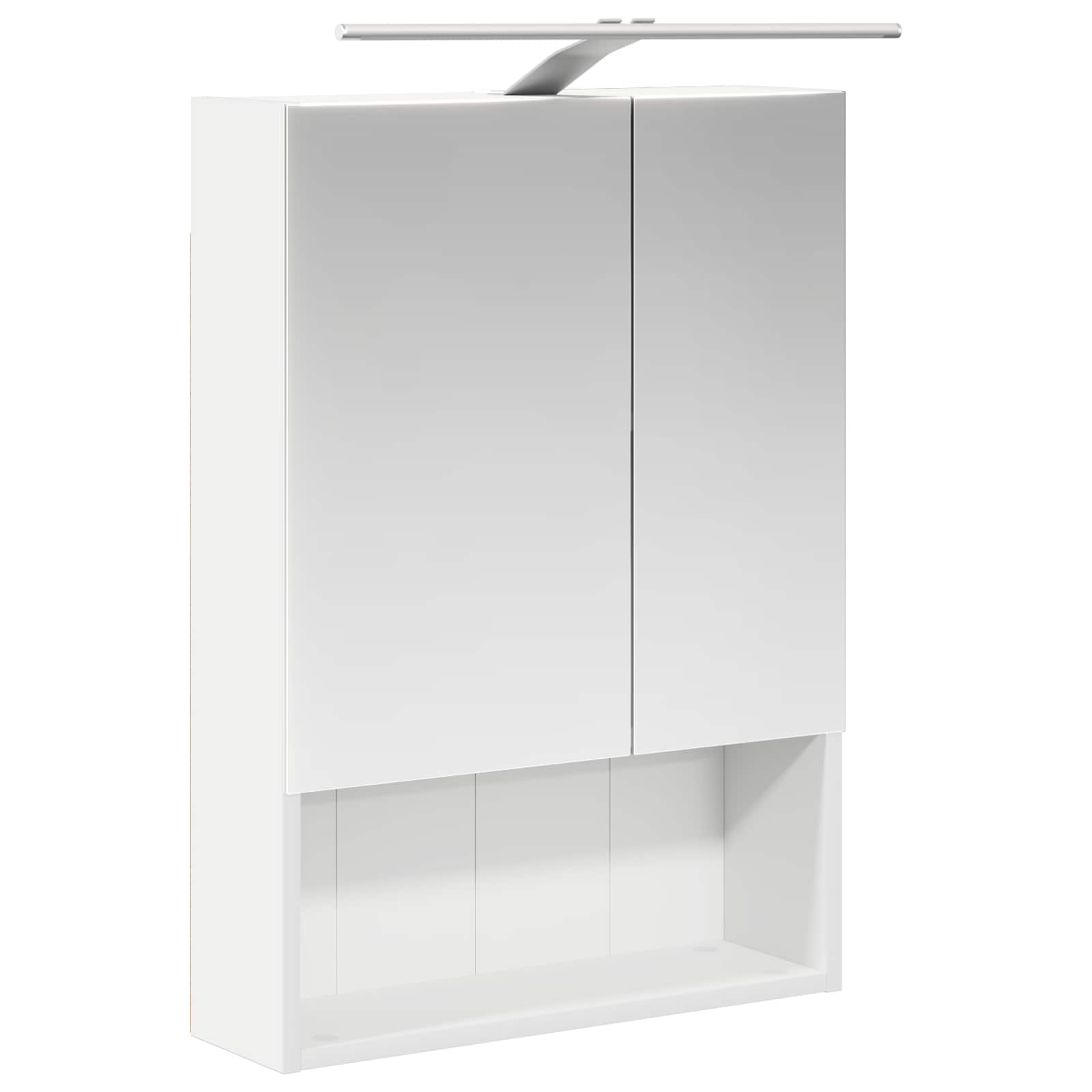 Комплект шкафове за баня 5 pcs Бяло 50 x 14,5 x 70 см – изображение 4