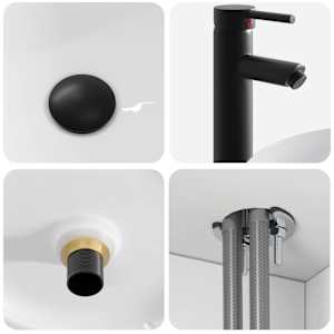Sada koupelnových skříněk 5 pcs Bílá 53 x 15,5 x 70 cm - obrázek 10