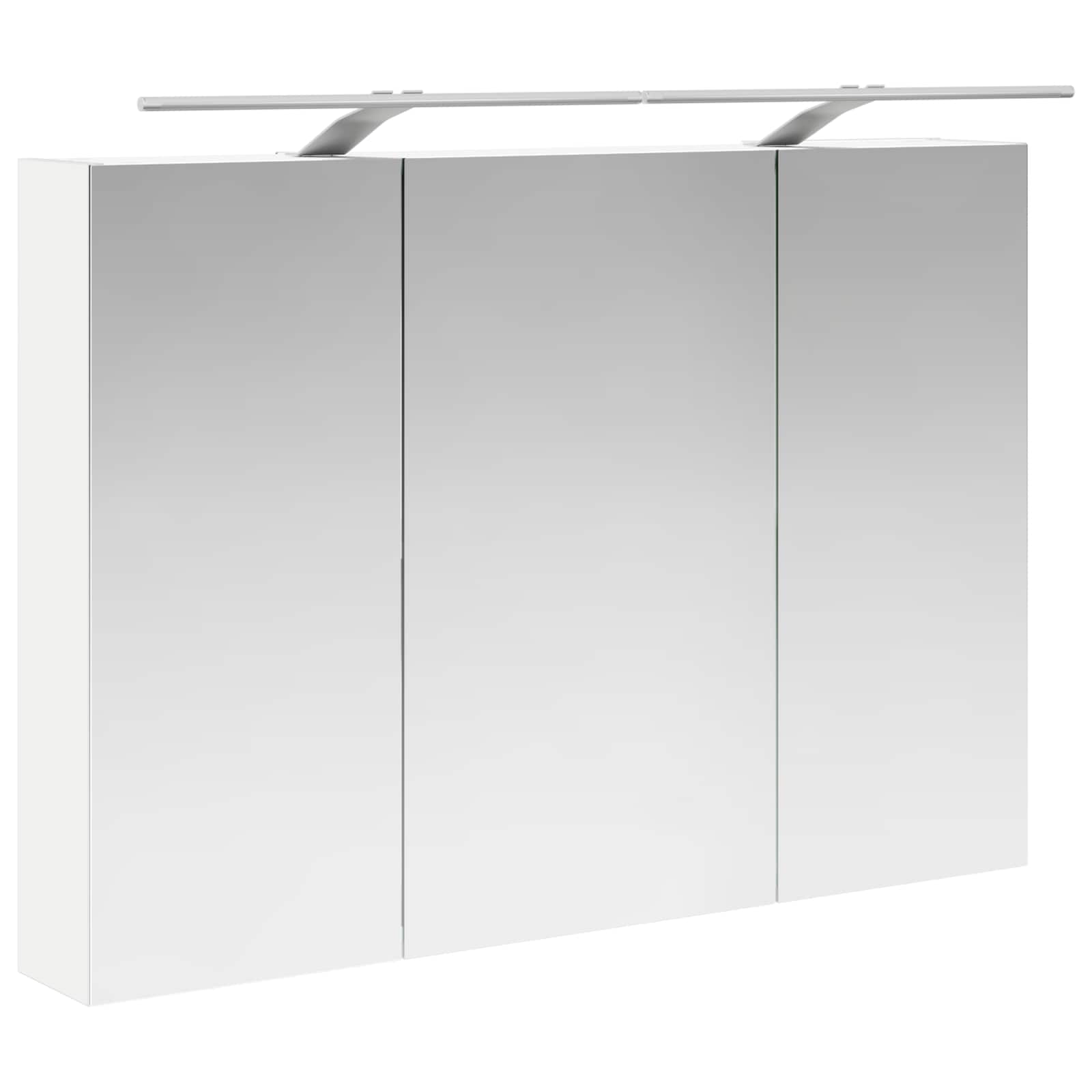 Комплект шкафове за баня 4 pcs Бяло 100 x 14,5 x 70 см – изображение 4