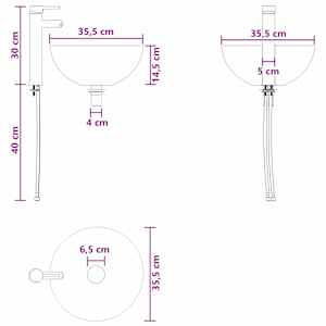 Sada koupelnového nábytku 5 pcs Dub sonoma - obrázek 15