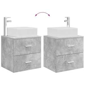 Sada koupelnového nábytku 5 pcs Betonově šedá - obrázek 13