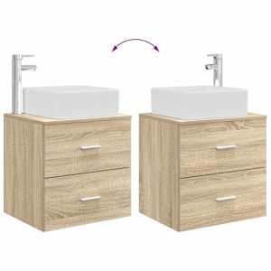 Sada koupelnového nábytku 4 pcs Dub sonoma - obrázek 12