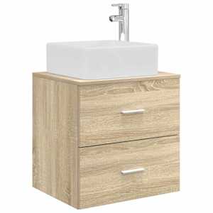 Sada koupelnového nábytku 4 pcs Dub sonoma - obrázek 4