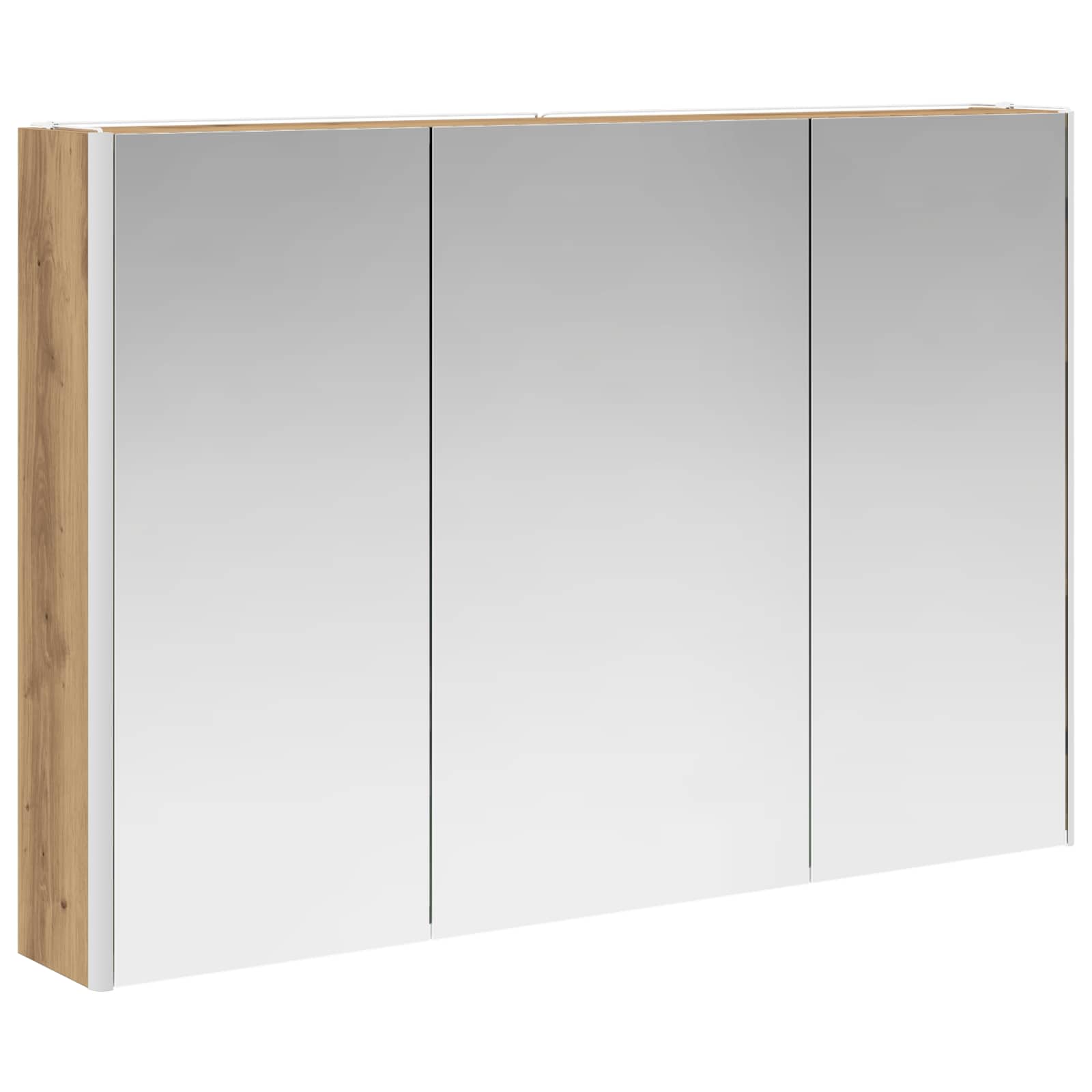 vidaXL Badezimmermöbel-Set 4 pcs Artisan-Eiche Ingenieurholz und Glas – Bild 7