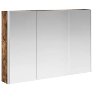 Sada koupelnového nábytku 4 pcs Kouřový dub - obrázek 8