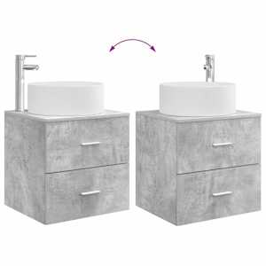 Sada koupelnového nábytku 4 pcs Betonově šedá - obrázek 13