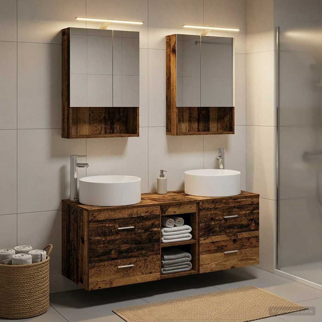 Komplet pohištva za kopalnico 5 pcs Star les